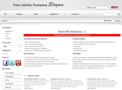 BG Webshop